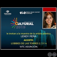 Lendy Peña - Muestra Artística - Agosto 2019